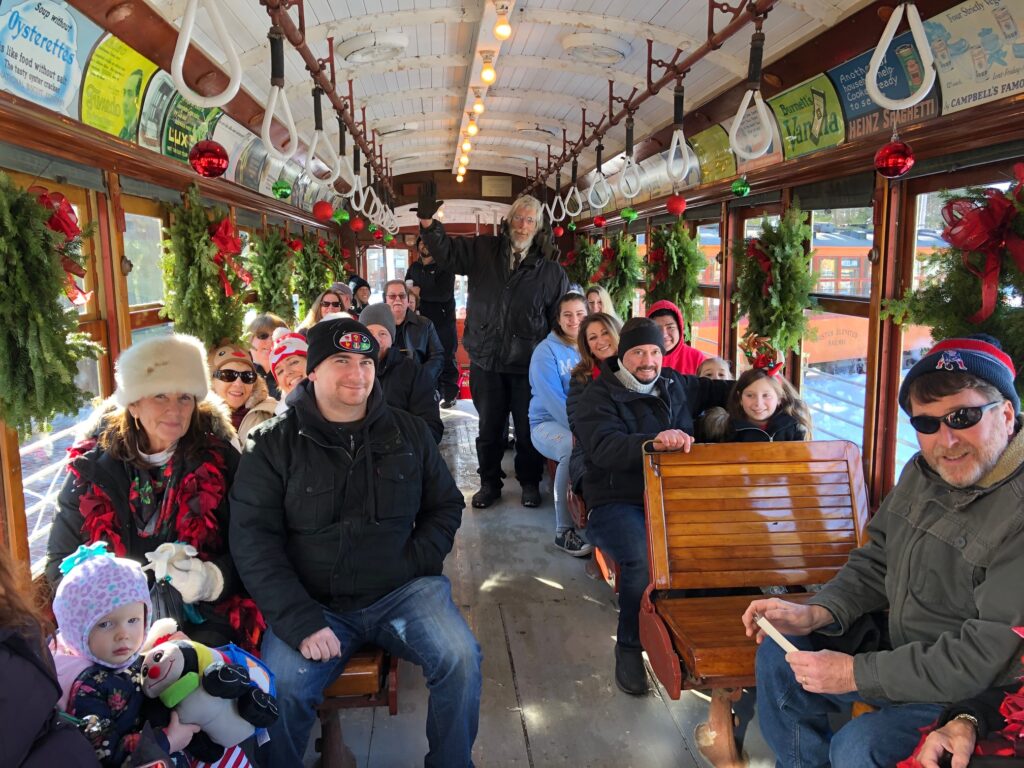 Christmas Prelude Trolley Rides! Seashore Trolley Museum